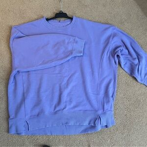 Aerie oversized sweatshirt. XL.  Lavender. Worn once.